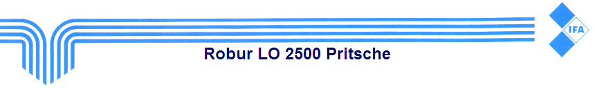 Robur LO 2500 Pritsche